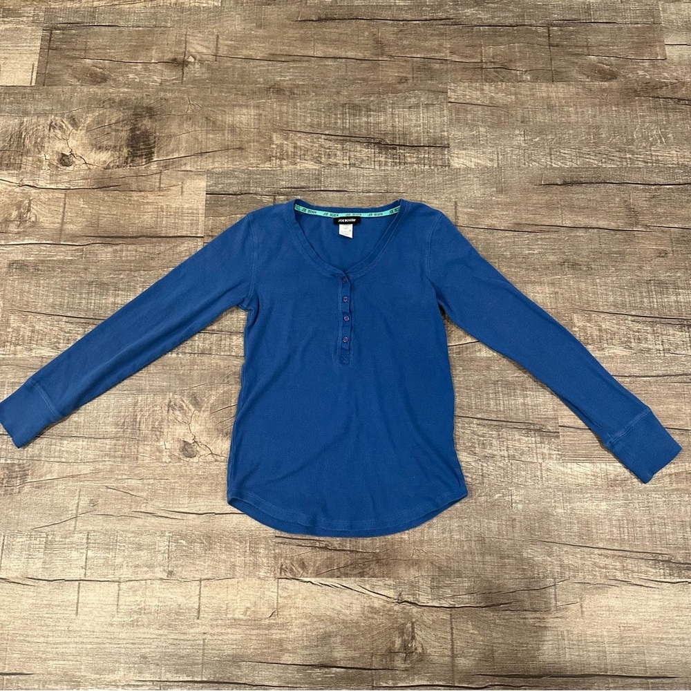 Joe Boxer Women's Cotton Undershirt Pajamas Sleep Shirt Blue Size‎ Small